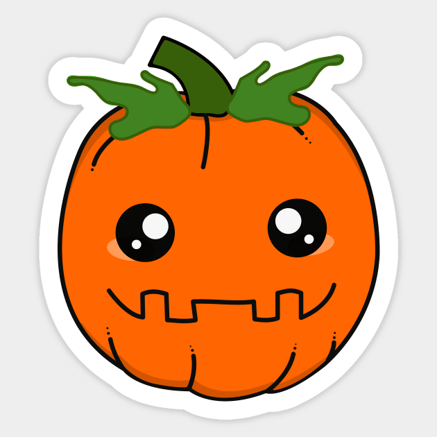 Pumpkin Plushy Sticker by SmartCraftCo